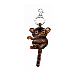 Personalisierter DIY Handgefertigter Tier-Taschenanhänger aus Perlen: Niedlicher <span class=keywords><strong>Tarsier</strong></span>-Lemur-Samenperlen-Taschenanhänger, Affen-Schlüsselanhänger – Großhandel - Product Image 6