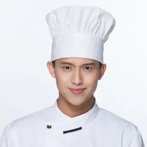 Hotel Catering Chef Chef Hat Mushroom hat oil resistant multi-color wholesale optional