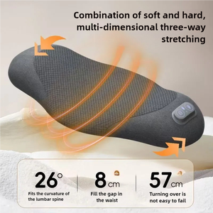 Bantal Pijat Listrik Penyangga Pinggang Multifungsi dengan Airbag untuk Tidur - Product Image 2