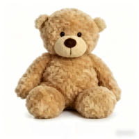 Porte-clés en peluche ours brun WEINO personnalisé OEM ODM, 10 cm, coton doux pour filles de 3 ans et plus, avec logo personnalisé