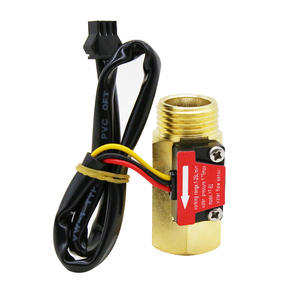 Sensor de Flujo para Calentador Dijiang B2 de Latón G1/2 Macho a Hembra 1-25L/min, Medidor de Flujo con Salida de Pulso de Turbina de Efecto Hall Certificado CE 3-24V - Product Image 1