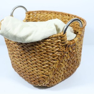 <b>Large</b>-capacity woven laundry <b>basket</b> for bathrooms, imitation rattan style, suitable for hotels and guesthouses to store towels - Product Image 3