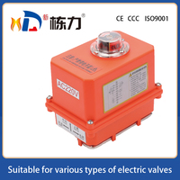 Mini actionneur électrique haute performance AC24V/AC220V orange pour vanne papillon/vanne à boisseau sphérique
