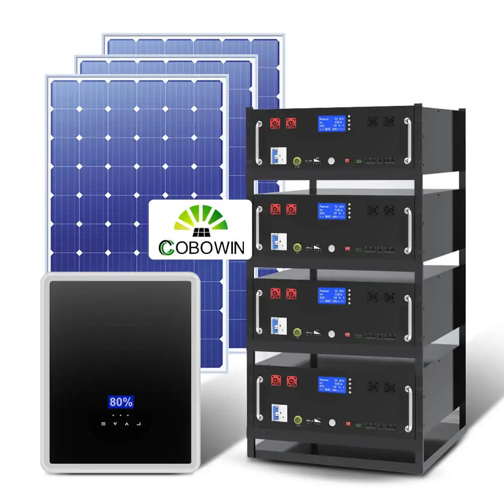 بطارية تخزين الطاقة قابلة للتكديس بقدرة 48 فولت 200 أمبير/ساعة 10 كيلو وات/ساعة 20 كيلو وات/ساعة 30 كيلو وات/ساعة 51.2 فولت 100 أمبير/ساعة 5 كيلو وات/ساعة بطارية نظام الطاقة الشمسية بطارية Lifepo4