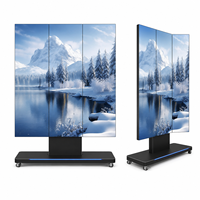 Écran vidéo LED portable et pliable, mur d'affichage numérique mobile à hauteur réglable électriquement, affichage numérique IP65 pour événements scéniques