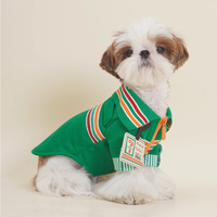 Costume de luxe personnalisé en coton 711 pour animaux de compagnie, tenue de caissier, vente en gros pour chiens et chats