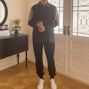 Chemises pour hommes personnalisées de haute qualité à manches courtes, motif uni, anti-plis, coupe ajustée, en jersey de coton durable, vente en gros - Product Image 1