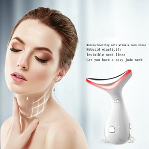Masseur facial et cervical rechargeable ABS 4 couleurs avec vibration et technologie EMS pour les soins de la peau - Product Image 5