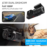 JC181 Mini 4G & WIFI Dual Dash Cam 1080P GPS Enregistreur Vidéo Moniteur Véhicule Rotatif Voiture Caméra À Distance