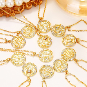 Tiny Alphabet Charm <b>Cross</b> Border Multi Secure Export Packing 2 Year Color Warranty PVD Coating Thickness Gift - Product Image 1