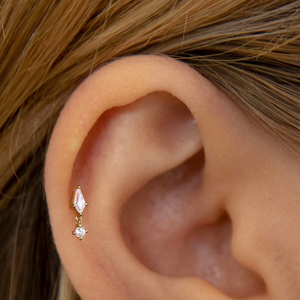 CANNER Pendientes de Plata de Ley 925 con Incrustaciones de Circonio Rómbico Personalizados para Mujer S925 - Product Image 6