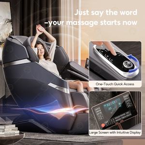 3D 4D KI SL-Track Zero-Gravity Massagesessel Luxuriöser Elektrischer Thai-Ganzkörper-Fuß-Bein-Shiatsu-Massagesessel - Product Image 4
