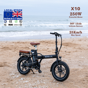 จักรยานไฟฟ้าพับได้ KOOLUX Ultra Light สำหรับผู้ใหญ่ แบตเตอรี่ลิเธียม 36V แบบถอดได้ เบรกดิสก์ 7 สปีด ระบบขับเคลื่อนดุมล้อหลัง ความเร็วสูงสุด 25 กม./ชม. - Product Image 1