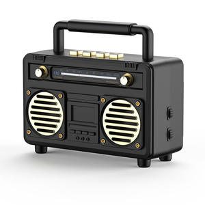 Retro Draadloze Speaker Tf Kaart Mp3 Speler Vintage Ouderwetse Klassieke Stijl Fm Radio Speaker - Product Image 3