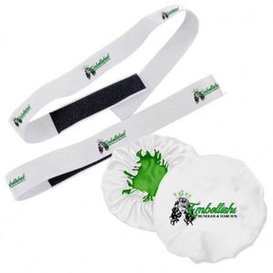 Gorro de Dormir de Satén Personalizado, Suave y Cómodo, para Maquillaje, Lavado Facial, Uso Diario, Gorro de Ducha, Regalo Promocional - Product Image 3