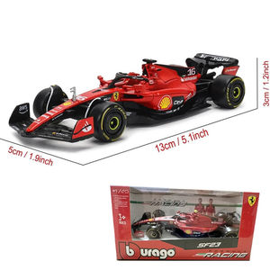 Bburago 2023 Scala 1:43 F1 <span class=keywords><strong>Ferrari</strong></span> SF23 Red Bull RB19 Alpine A523 Alfa Romeo C43 <span class=keywords><strong>Modellino</strong></span> Auto Pressofuso in Lega Giocattolo Super Formula Idea Regalo - Product Image 4