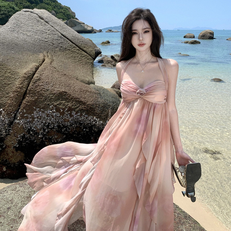 Ombre Chiffon Maxi Dress - 2025 New Design Elegant Style