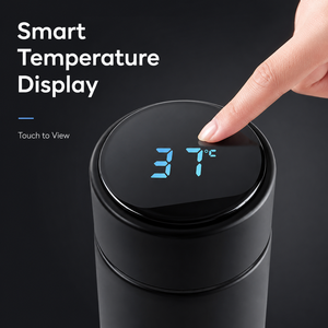 500ml Stainless Steel Insulated Vacuum <b>Flask</b> LED Digital Temperature Display Reminder Smart Eco-Friendly Office Cup Water <b>Bottle</b> - Product Image 6