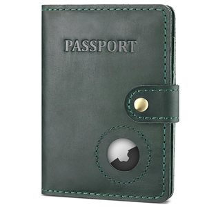 <span class=keywords><strong>Porte</strong></span>-passeport de luxe tendance en cuir PU personnalisé avec fente pour AirTag, anti-RFID, pour voyage - Product Image 1