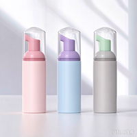 Flacon en plastique pour produits de soin 30ml 50ml 60ml 80ml 100ml, pour nettoyant visage et cils, ou savon moussant pour les mains avec pompe