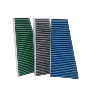 40 layer grey Activated carbon cloth car air conditioner filter media for Audi A4/B8