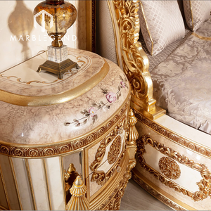 Ensembles de Chambre sur Mesure Grande Taille Meubles en Bois Ensemble de Meubles de Chambre de Luxe <span class=keywords><strong>Royal</strong></span> à <span class=keywords><strong>Vendre</strong></span> - Product Image 5