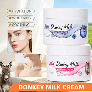 Crema al <span class=keywords><strong>Latte</strong></span> d'<span class=keywords><strong>Asina</strong></span> Nary 150g, Rassodante e Riparatrice, con Acido Ialuronico e Vitamina E, Siero Viso Personalizzabile - Product Image 2