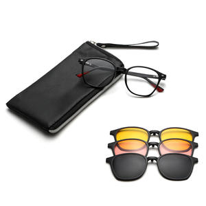 Gafas de sol con clip magnético Greyjack para mujer, montura TR90, lentes TAC, protección UV, montura completa 6216 - Product Image 5