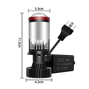 Bombillas LED para Faros Delanteros con Lente de Proyector Y8 H4, 12V 120W, Alta Potencia, 12000LM, Ajuste Universal, Canbus, Foco para Automóviles - Product Image 6