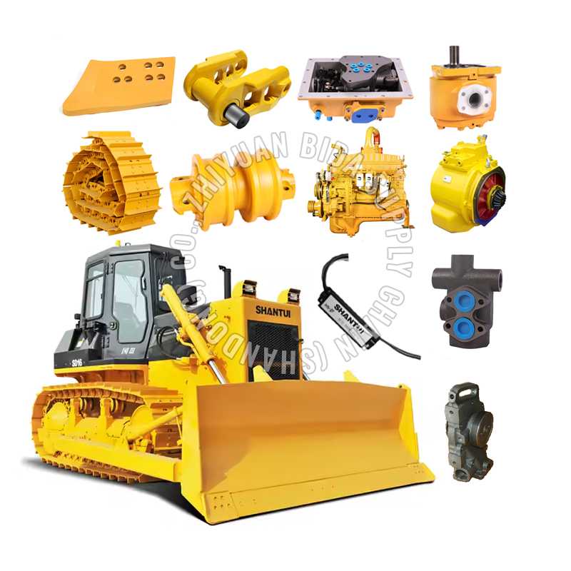 Shantui SD22/SD32, запасные части для бульдозера, масляные форсунки, направляющие ролики и натяжной цилиндр, глобальная доставка