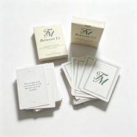 Cartes de conversation personnalisables de haute qualité - Jeu de cartes pour couples pour les soirées romantiques et les voyages