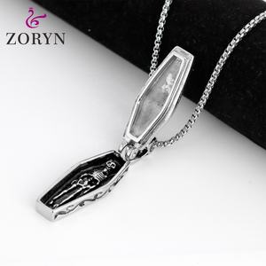 Pendentif Ankh Croix Scarabée en Acier Inoxydable, Bijoux Gothiques Punk Vintage en Acier Titane avec Héroglyphes Égyptiens Anciens pour Hommes - Product Image 5