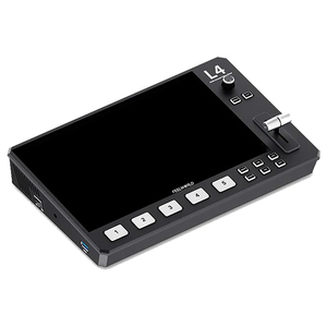 Df bán buôn feelworldl4 đa-máy ảnh video Mixer Switcher <span class=keywords><strong>5</strong></span> kênh 4hd-mi SDI màn hình cảm ứng USB nhanh <span class=keywords><strong>live</strong></span> streaming PTZ điều khiển - Product Image 4