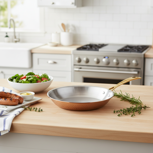 Juego <span class=keywords><strong>de</strong></span> Sartenes <span class=keywords><strong>de</strong></span> Acero Inoxidable Triple 304, 20/<span class=keywords><strong>24</strong></span>/28 <span class=keywords><strong>cm</strong></span> / 8/10/12 Pulgadas, Compatible con Inducción - Product Image 1