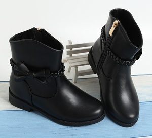 Bottes de princesse pour filles, antidérapantes, polyvalentes, à tube court, bottes pour petites filles - Product Image 4