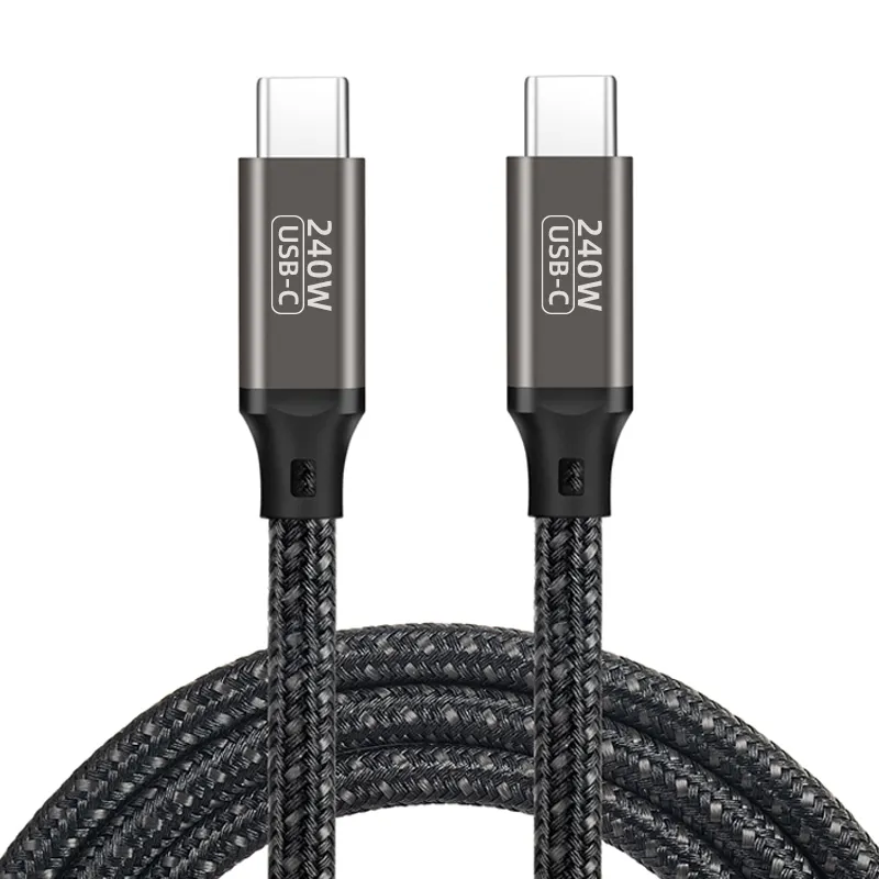 USB Type C to C Cable PD3.1 240W Fast Charging Wire for PS5 Nintendo Switch Galaxy S22 MacBook 48V5A Blazing-Fast Charging Cable