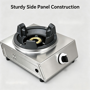 Cocina <span class=keywords><strong>de</strong></span> Gas Individual, Disponible ODM/OEM, Cuerpo <span class=keywords><strong>de</strong></span> Acero Inoxidable, Estufa <span class=keywords><strong>de</strong></span> Gas para Catering, Hoteles y Hogares, Suministro al por Mayor - Product Image 2