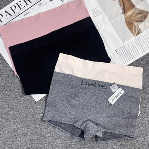 Lotes pequeños de excedentes de pedidos europeos y americanos: Bragas bóxer de mujer de cintura alta/baja, sin costuras, de nailon y algodón, efecto adelgazante. - Product Image 4