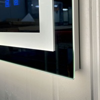 Espejo de Baño LED Rectangular de Cuerpo Entero con Pantalla Táctil, Iluminado, Moderno, para Hotel, Montado en la Pared, con Aumento, Venta al por Mayor