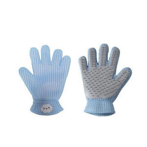Gants de toilettage pour chats Neurotic Cat, en silicone simple face, pour massage et élimination des poils - Product Image 3