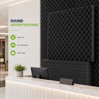 Panneau d'absorption acoustique OEM Clean Cut pour la réduction de l'écho dans les halls d'hôtel et pour les revendeurs audio
