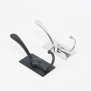 ตะขอแขวนผนังสแตนเลสแบบไม่ต้องเจาะ ติดผนังด้วยกาวในตัว สำหรับแขวนผ้าขนหนูในห้องน้ำ  แบบเรียบง่ายทันสมัย ไม่ทิ้งรอย - Product Image 2