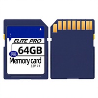 Kartu SD Kelas 10 Kapasitas Besar 4GB/128GB Kecepatan Tinggi untuk Kamera DSLR & Penggunaan Mobil Model FJ-22 Biru Grosir Pabrik