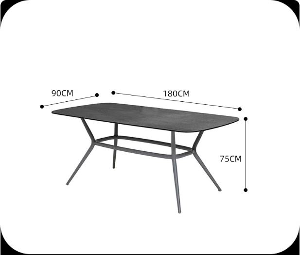 Mesa de comedor larga