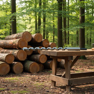 Forets à bois Auger 12 mm de diamètre, longueur 300 mm, pour percer des bûches - Product Image 3