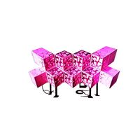 Écran vidéo publicitaire LED Cube Yake pour centre commercial, extérieur/intérieur, couleur pleine, P2.5, 1000 cd/m, certifié CE, garantie 5 ans