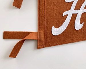 Bán Buôn Trang Trí Tam Giác Sinh Nhật Lớn Đảng Thăng Hoa Tùy Chỉnh Treo Biểu Ngữ <span class=keywords><strong>Polyester</strong></span> Trống Cảm Thấy Cờ - Product Image 3