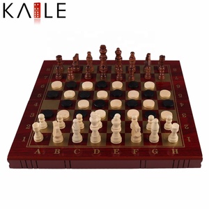 Set di <span class=keywords><strong>dama</strong></span> di scacchi in legno 3 in 1 di alta qualità <span class=keywords><strong>con</strong></span> scacchiera pieghevole fabbrica di <span class=keywords><strong>giochi</strong></span> di scacchi per <span class=keywords><strong>giochi</strong></span> da tavolo - Product Image 1