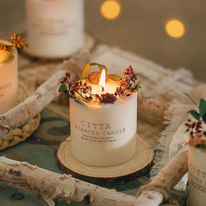 Wholesale Luxury <strong>Candle</strong> Gift <strong>Set</strong> Soy Wax Custom logo Essentiol Oil Fragrance Aroma Dry Flower Scented <strong>Candles</strong> <strong>Set</strong> - Product Image 4