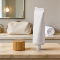 Envases Cosméticos de Vidrio con Bambú y Madera Orgánicos para Maquillaje, Lociones y Cremas, para Uso Diario, Viajes y Hogar
